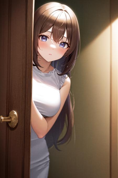 37617-2986136275-masterpiece, best quality, highres, 1girl, peeking out upper body  opening door.png